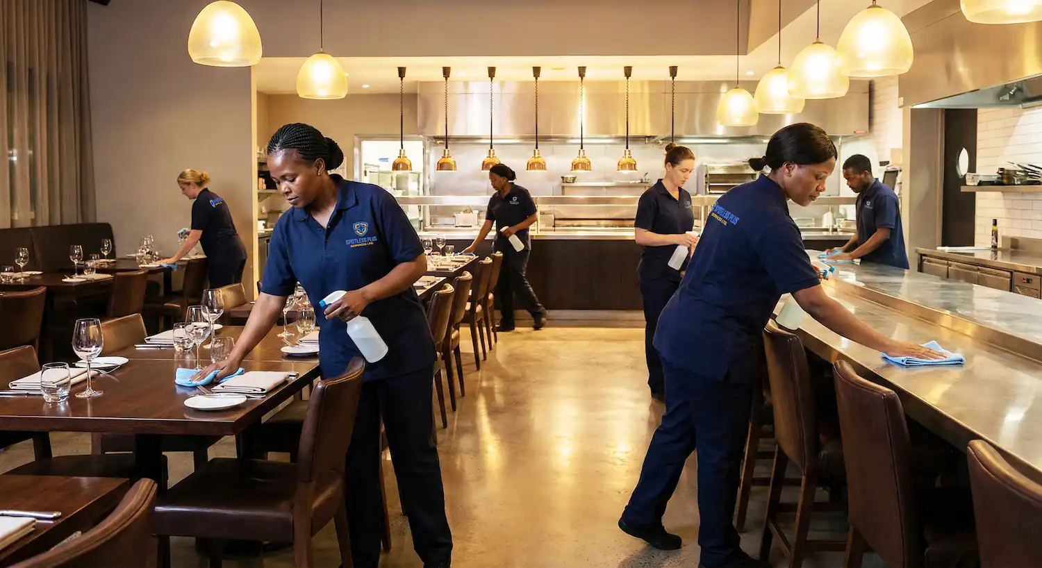 Restaurant Cleaning Spotless Plus Services img01